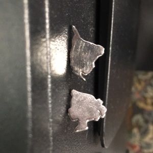 Peter Pan and Wendy Silhouette Earrings